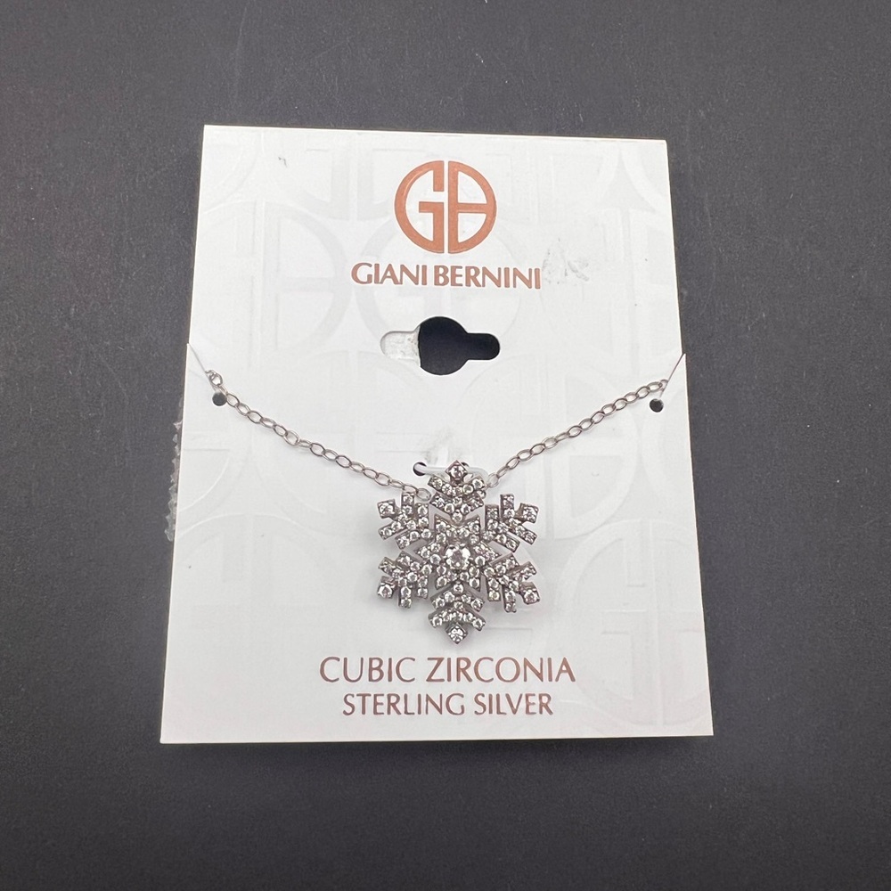 Giani Bernini Sterling Silver Cubic Zirconia Necklace